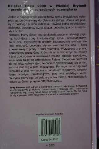 Mężczyzna i chłopiec Tony Parsons
