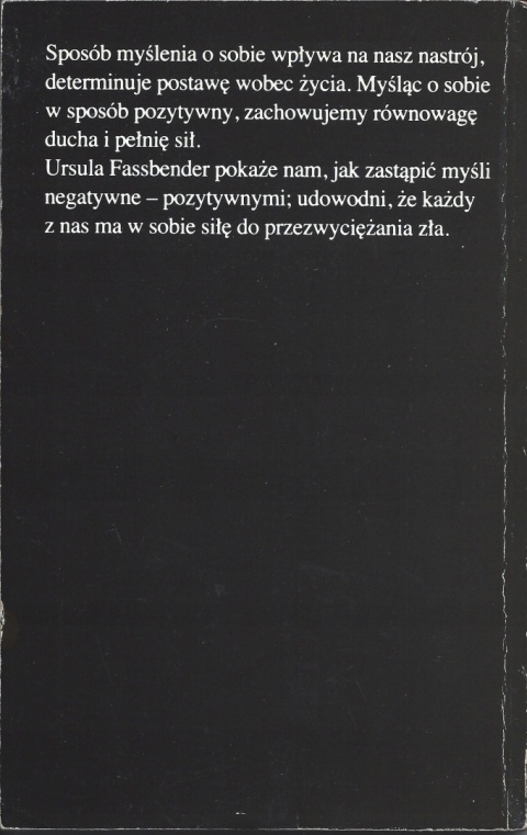 Myślenie pozytywne ursula fassbender