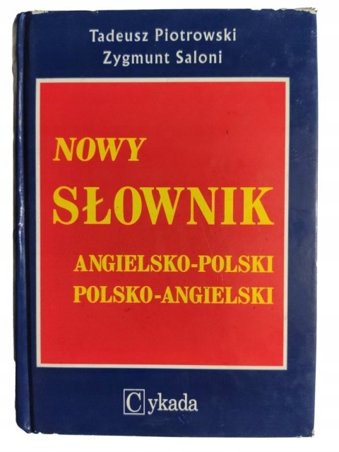 Nowy słownik angielsko polski, polsko angielski Tadeusz Piotrowski