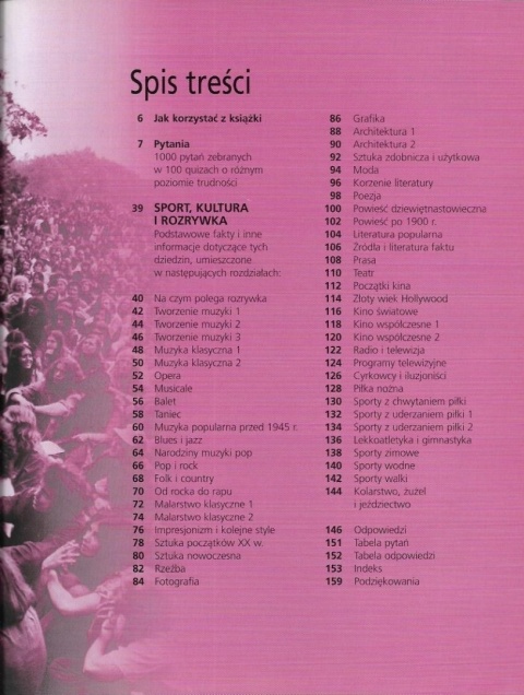 1000 Pytań i odpowiedzi. Sport, kultura i rozrywka Praca zbiorowa