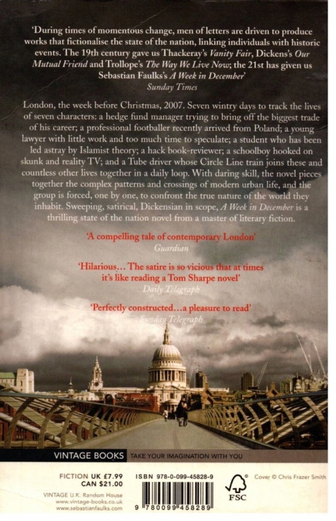 A Week in December Sebastian Faulks