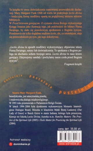 Przed krzewem gorejącym. O czytaniu Słowa Bożego MargaretFunkOSBMary