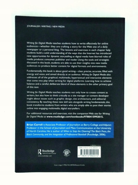 CARROLL - WRITING FOR DIGITAL MEDIA