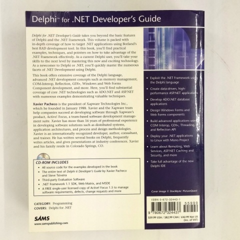 PACHECO - DELPHI FOR .NET DEVELOPER'S
