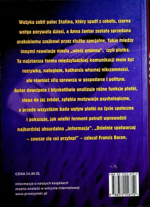 Imperium plotki czyli amerykańskie śniadanie z niemowląt Gajdziński