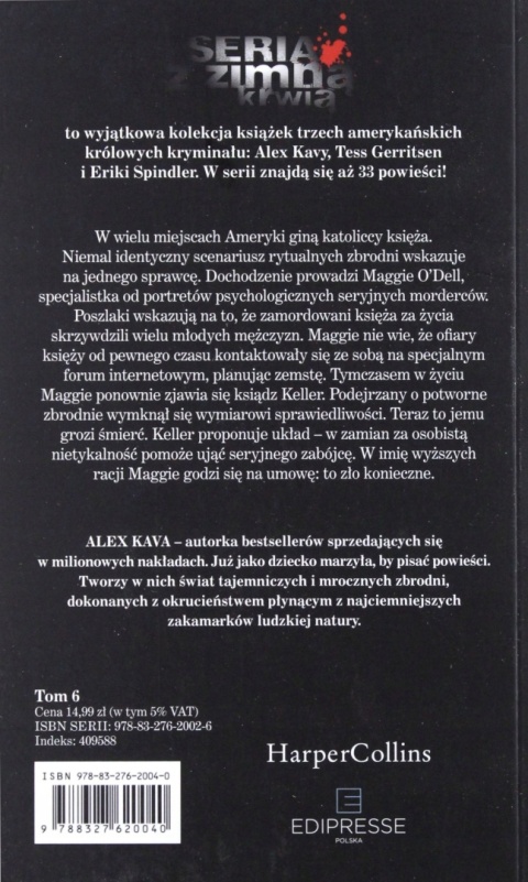 ZŁO KONIECZNE Z ZIMNĄ KRWIĄ Alex Kava
