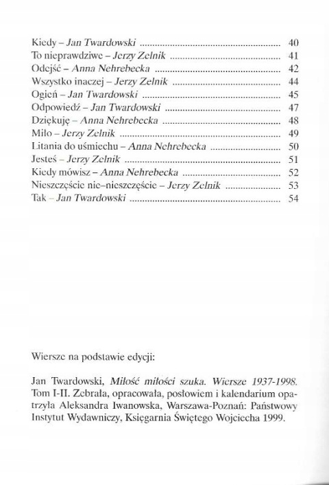 Bogu się mówi -Tak Jan Twardowski