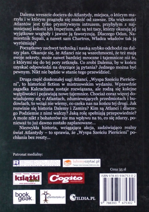 Atlanci Tom 2 Wyspa sześciu pierścieni Olis Nari Lang