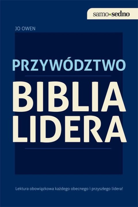 Biblia lidera Przywództwo Jo Owen