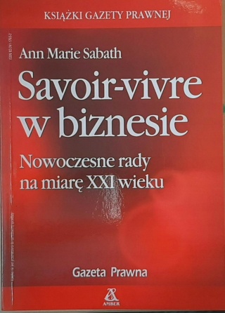 SAVOIR-VIVRE W BIZNESIE ANN MARIE SABATH