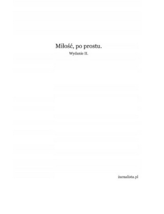 Miłość, po prostu Żurnalista.pl
