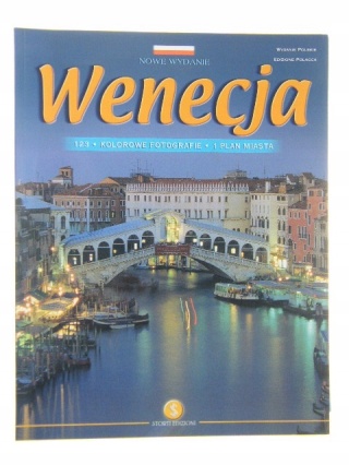 WENECJA 123 KOLOROWE FOTOGRAFIE PLAN MIASTA Praca zbiorowa