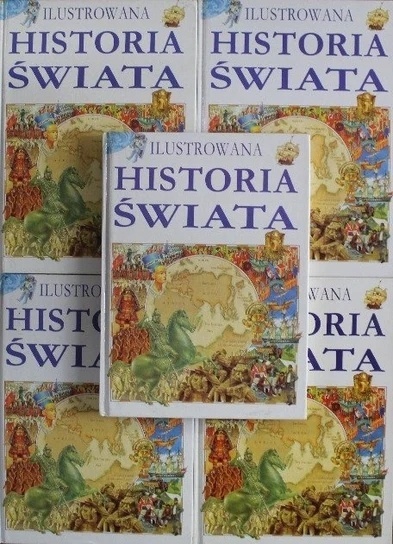 Ilustrowana historia świata kpl 5 szt red.Henryk Samsonowicz