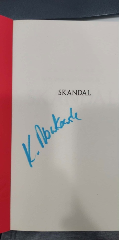 Skandal Katarzyna Nowakowska (autograf)