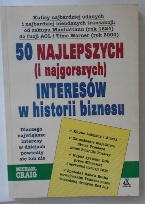 50 NAJLEPSZYCH I NAJGORSZYCH INTERESÓW... M.Craig