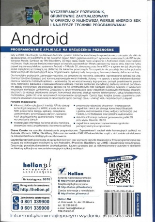 Android. Programowanie aplikacji na urządzenia przenośne Darcey Lauren
